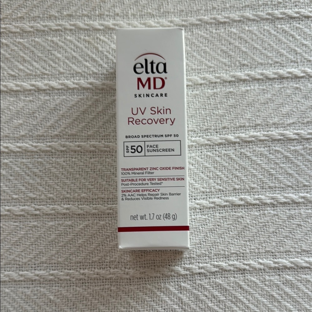 EltaMD UV Skin Recovery Face Sunscreen - White - NEW